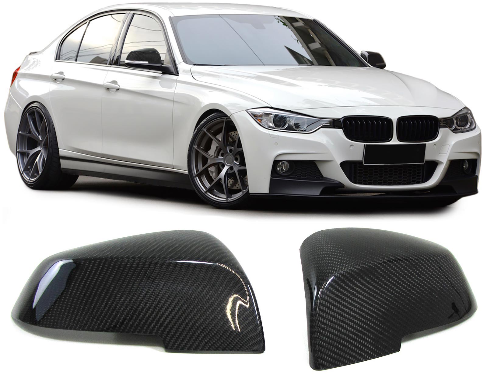 Carbon mirror cover Bmw
