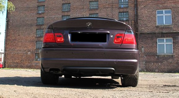 Bak stötfångare E46 coupe