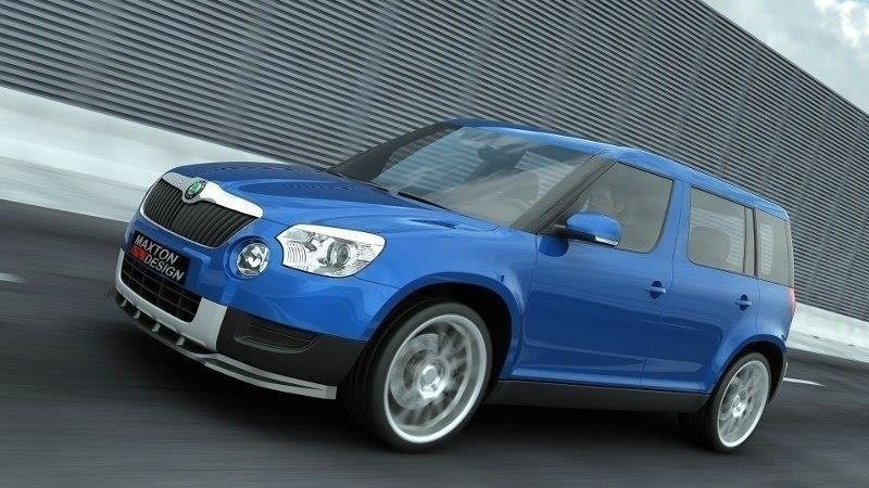 Etuspoileri Skoda Yeti 2009-2013