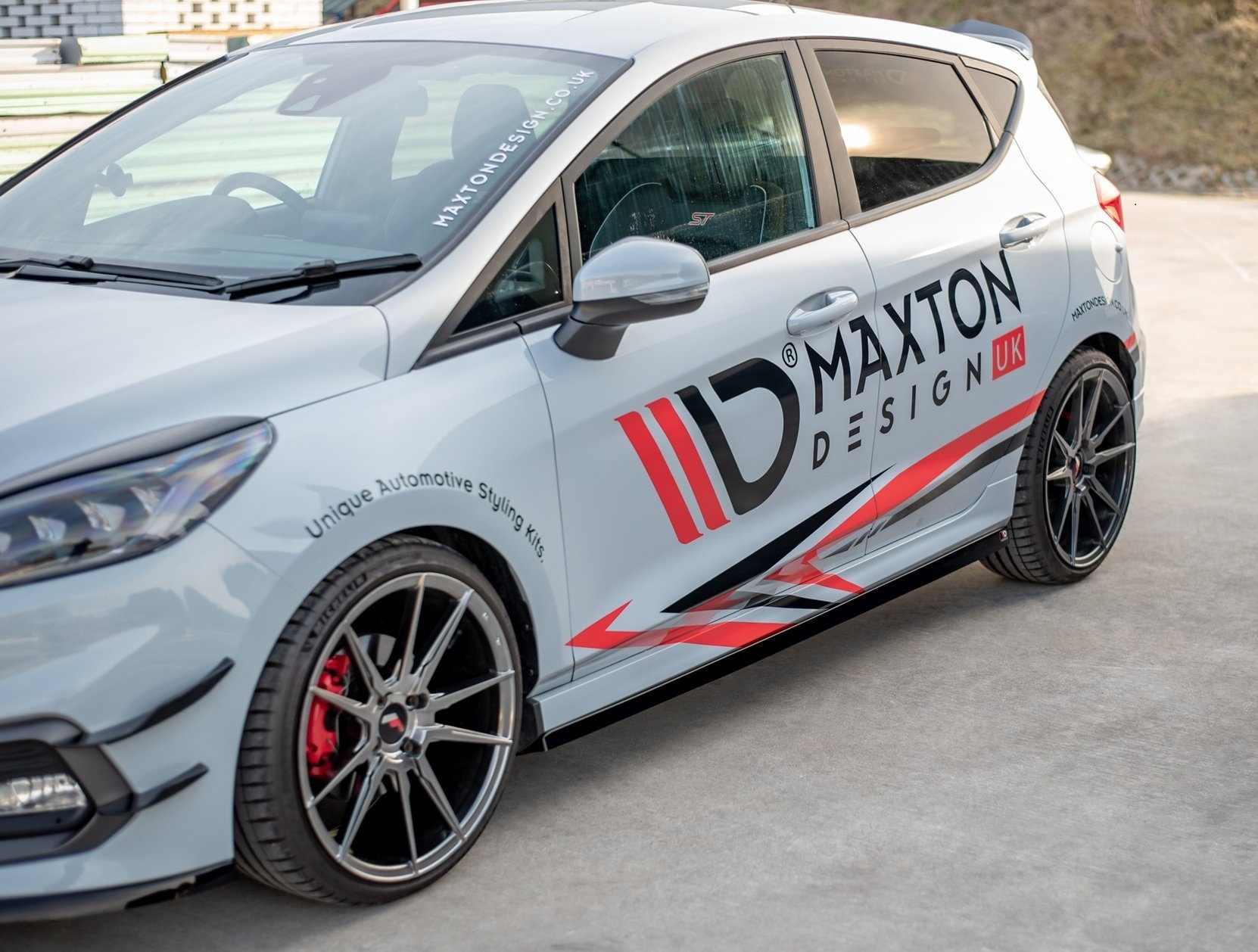 Sideskirt extra lip Fiesta mk8