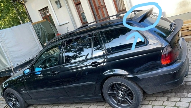 Rearspoiler  Bmw E46 touring