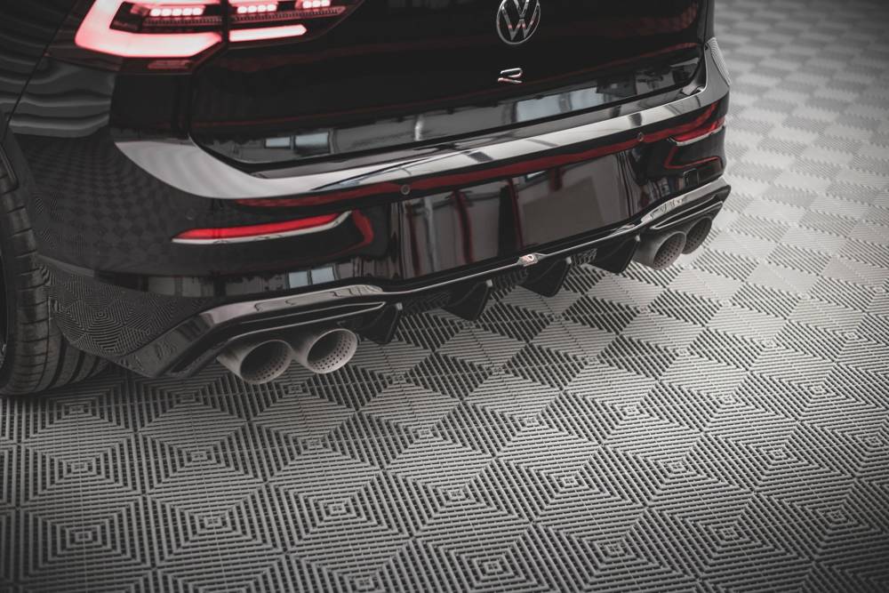 Rear bumper side extension V2 VW Golf 8 R