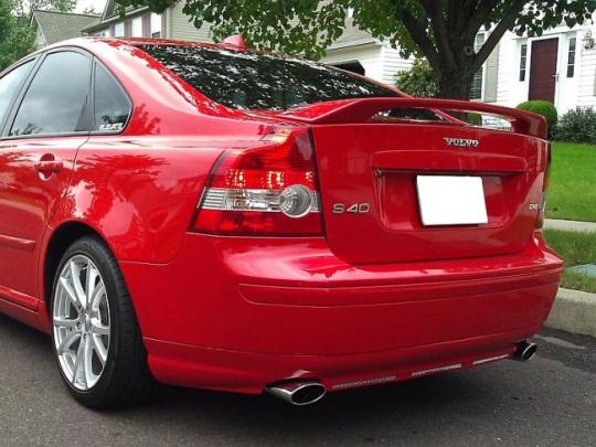 Bakspoiler Pu plast S40