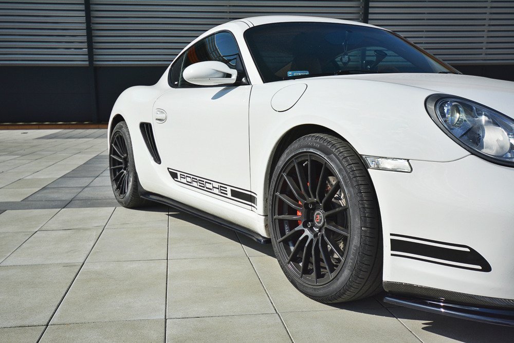 Sidokjol extra läpp Porsche Cayman S 987C