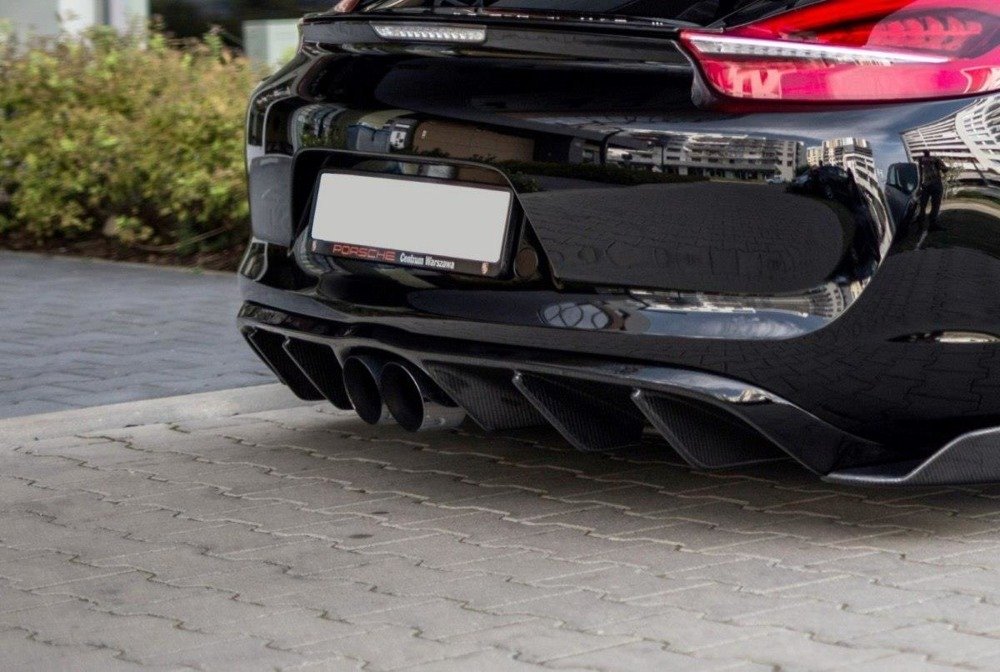 Rear bumper diffuser  Tesla Cayman 981C