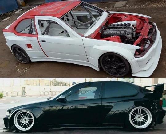 Kjolpaket E36 compact RB style