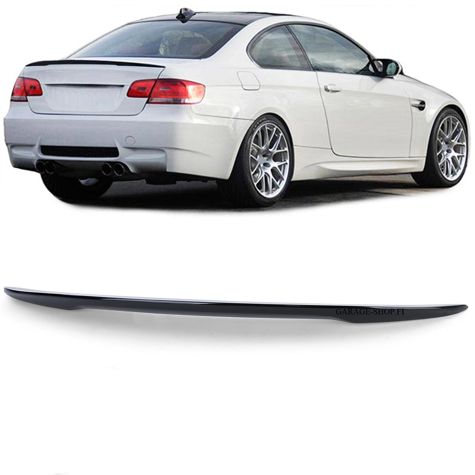 Rear spoiler Bmw E92 shiny black