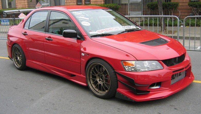 Mitsubishi E9 front bumpers side spiltter VX