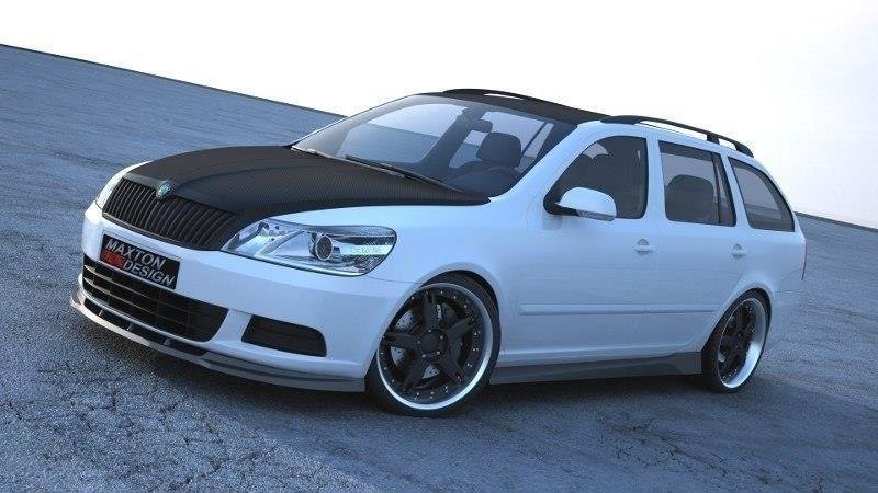 Frontlip  Skoda Octavia 2008-2013