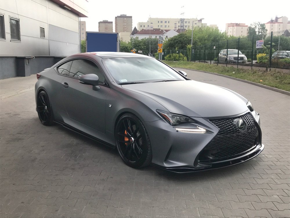 Sidokjol extra läpp Lexus RC 2014-