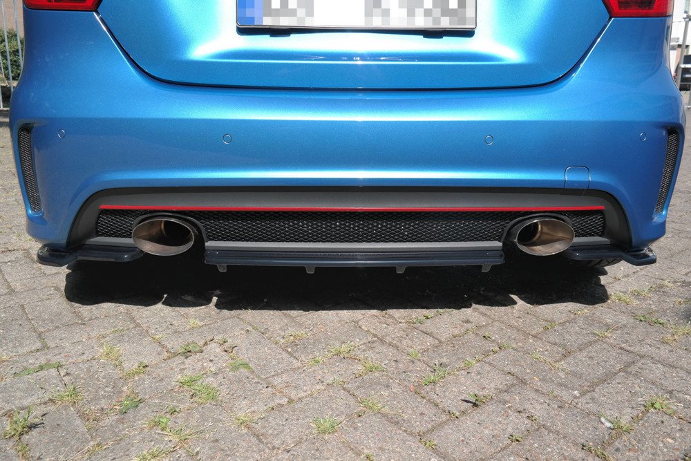 Rear bumper central diffuser mercedes W176 prefacelift